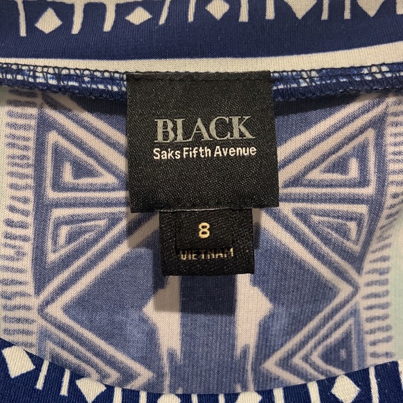 Saks Fifth Avenue “Black” label dress. Great summer colours of navy white & mint - Picture 2 of 6